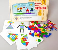 Игровой набор Фребеля "Конструктор плоскостной-4" (Серия "Эксперимент") - fgospostavki.ru - Вологда