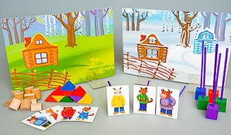 Игровой набор Фребеля "Заюшкина избушка" (серия "Сказочный мир". Выпуск 1) - fgospostavki.ru - Вологда