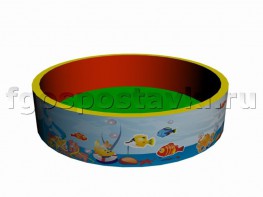 Бассейн круглый с шелкографией - fgospostavki.ru - Вологда