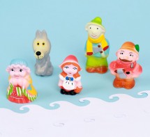 Набор резиновых игрушек «Красная шапочка» - fgospostavki.ru - Вологда