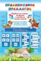 Стенд "Правописание предлогов" - fgospostavki.ru - Вологда