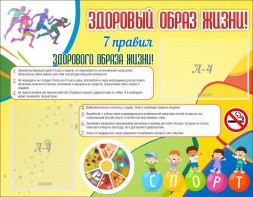 Стенд "Здоровый образ жизни" - fgospostavki.ru - Вологда