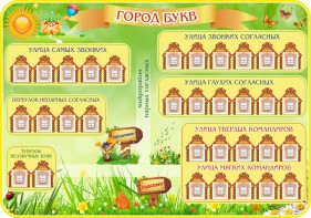 Стенд "Город букв" - fgospostavki.ru - Вологда