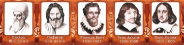 Стенд "Великие математики, I часть" - fgospostavki.ru - Вологда
