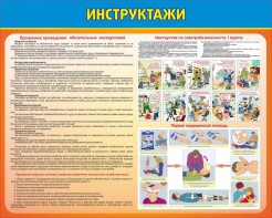 Стенд "Инструктажи" - fgospostavki.ru - Вологда