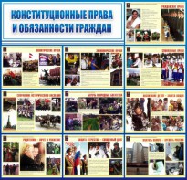 Стенд "Конституционные права и обязанности граждан" - fgospostavki.ru - Вологда