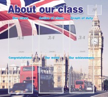 Стенд "About our class" - fgospostavki.ru - Вологда