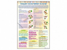 Стенд "Наши пальчики устали" (зарядка) - fgospostavki.ru - Вологда
