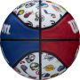 Мяч баскетбольный Wilson NBA All Team (размер 7, резина, тренировочный) - fgospostavki.ru - Вологда