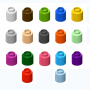  Элемент конструктора одиночный одноцветный Color Blocks 100 штук - fgospostavki.ru - Вологда
