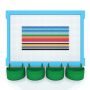  Элемент конструктора одиночный одноцветный Color Blocks 100 штук - fgospostavki.ru - Вологда